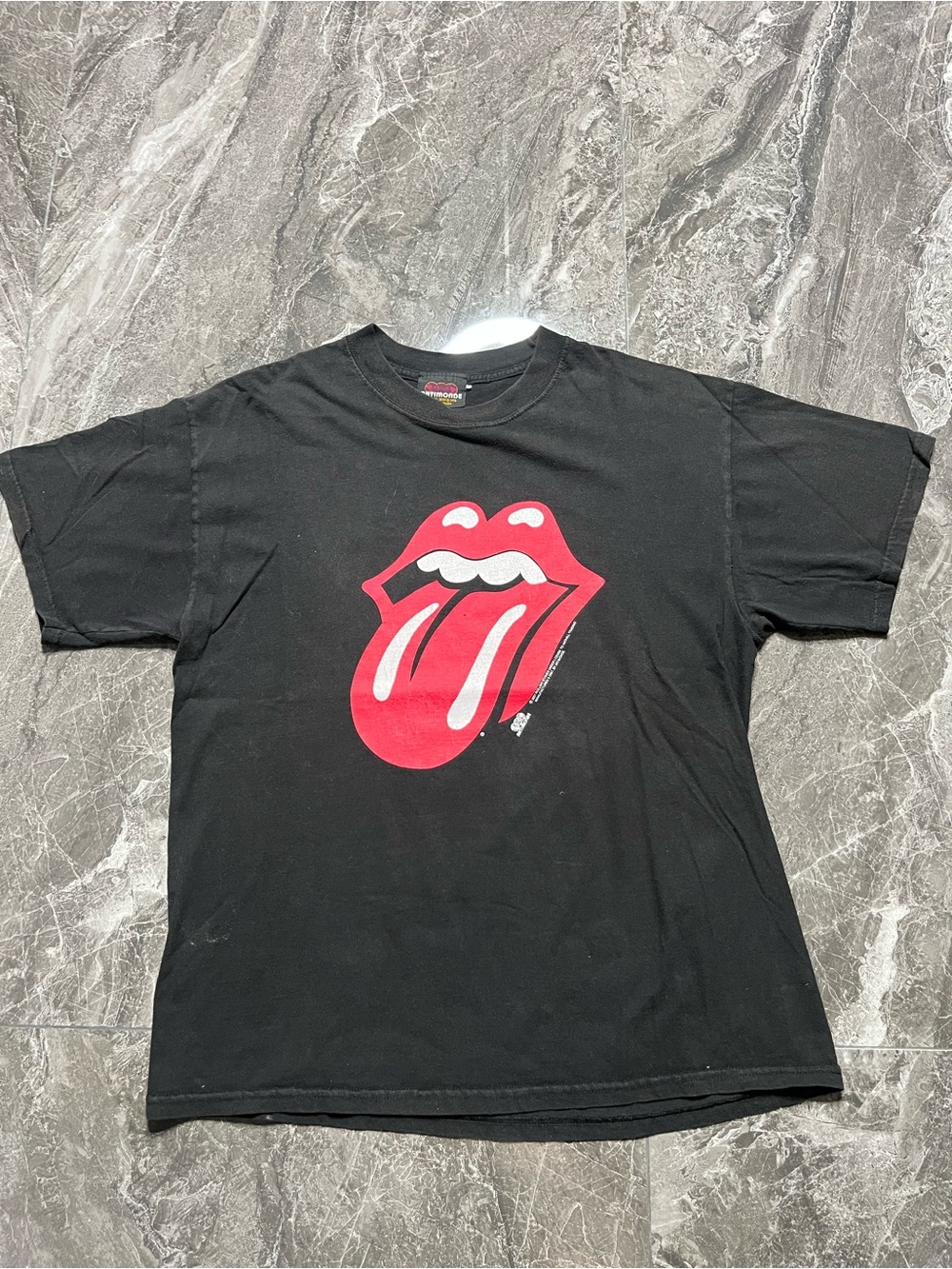 Vintage 2001 The Rolling Stones Tongue Graphic T-Shirt Artimonde Band Tee Large